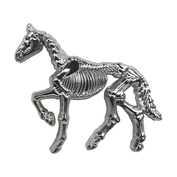 3D Horse Skeleton Pin