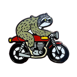 Moto Sloth Pin