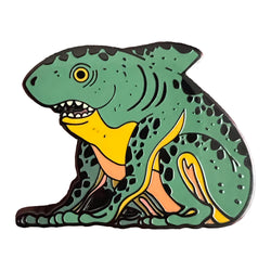 Frog Shark Pin