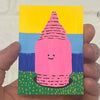 Original Mini Painting - Big Worm