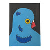Original Mini Painting - Blue Pigeon