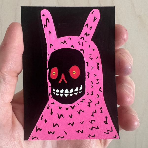Original Mini Painting - Hell Bunny