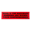 Honk for Horrors Sticker