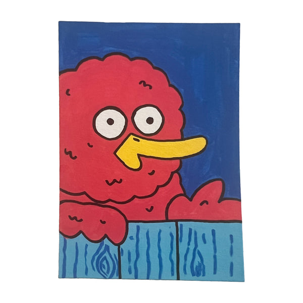 Original Mini Painting - Neighbour Bird