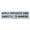 Instructional Bumper Sticker