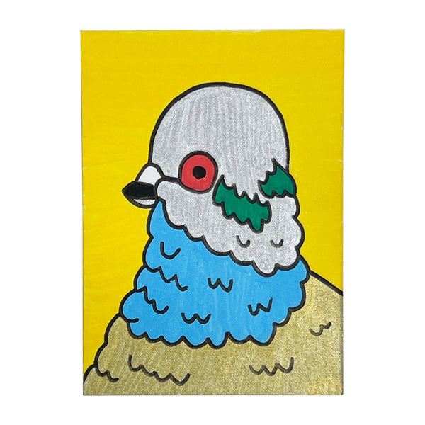 Original Mini Painting - Pigeon 1