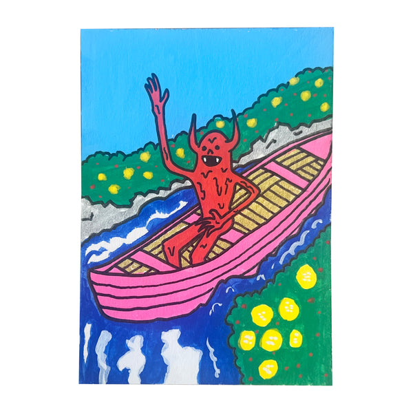 Original Mini Painting - $50000 Pit Demon