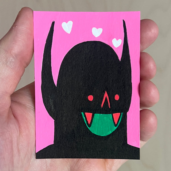 Original Mini Painting - Pit Demon Lover