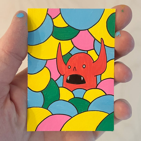 Original Mini Painting - Pit Demon Incomprehensible Maze