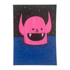 Original Mini Painting - Pit Demon (night swimming)
