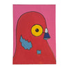 Original Mini Painting - Red Pigeon