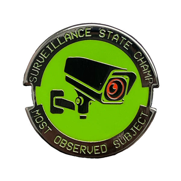Surveillance State Pin – Inner Decay