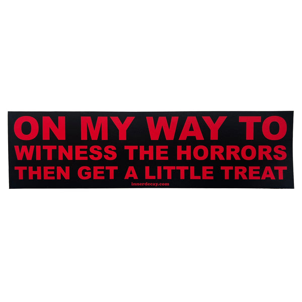 Witness Bumper Sticker