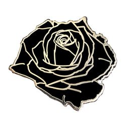 Black Rose Pin
