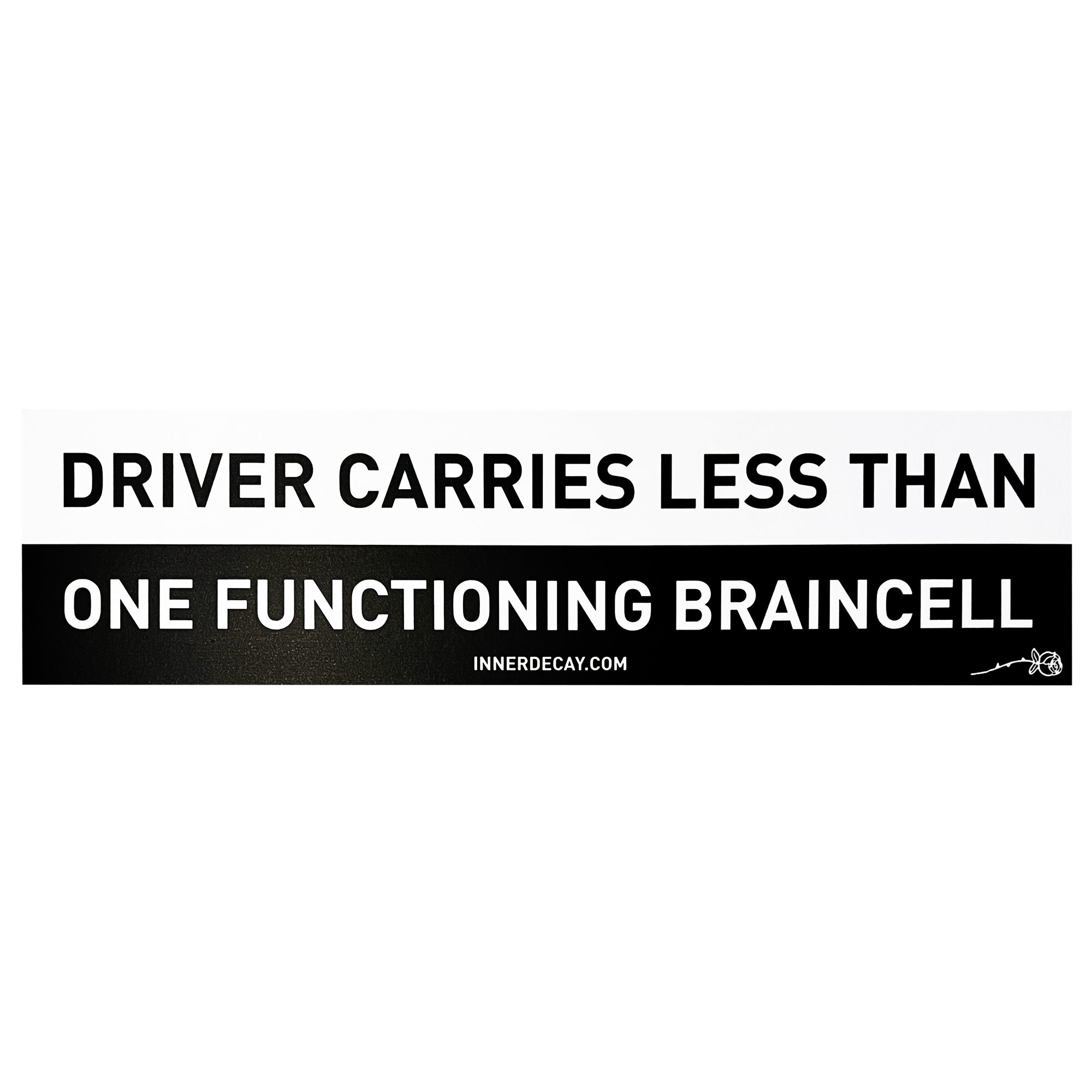 Brain Exploding Bumper Sticker Braincell Bumper Sticker – Inner Decay