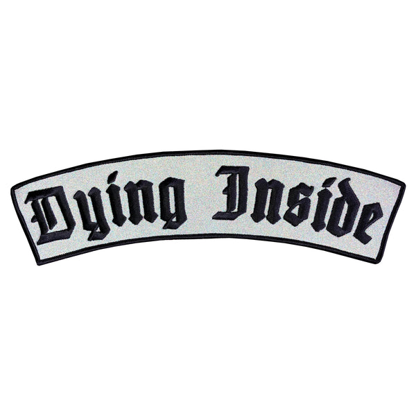 Dying Inside Black Reflective XL Rocker