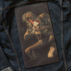 Saturn Devouring His Son Back Patch