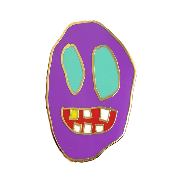 Purple Skull Pin