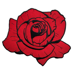 Red Rose Back Patch