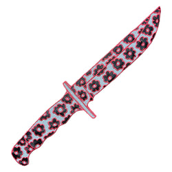 Reflective Floral Buck Knife XL Patch