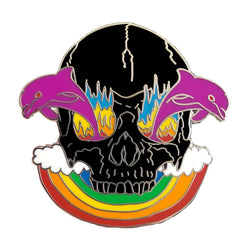 Rainbow/Skull/Fire/Dolphin Pin