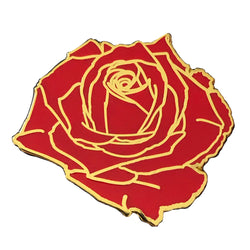 Scarlet Rose Pin