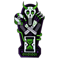 Yeahgnar Techno Reaper Reflective Back Patch